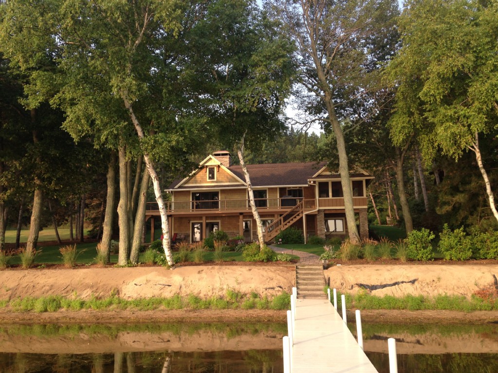 Lodge Style Gull Lake Home